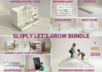 Sliiply Let's Grow upgrade bundle - tasuta ronimiskolmnurk/liumägi tulevad lisaks sellele super voodile
